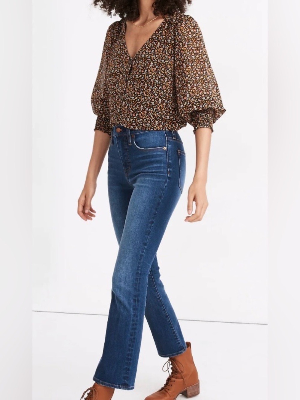 Madewell Blue Boot Cut Jeans